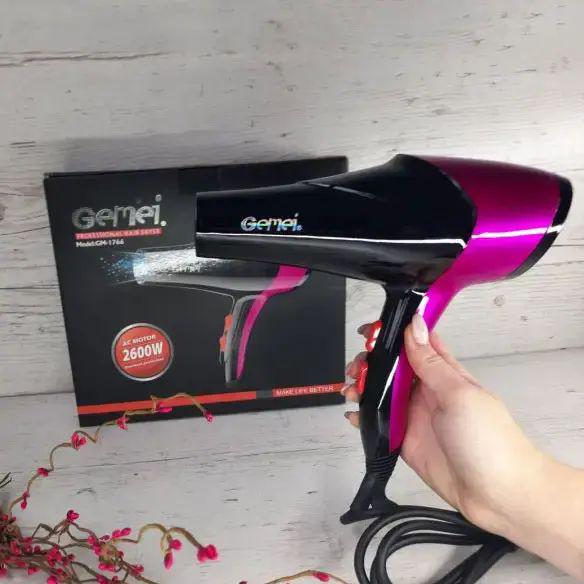 Фен Gemei GM-1766 2600 Вт (opt-13441) - фото 4 Фен Gemei GM-1766 2600 Вт (opt-13441) - фото 4