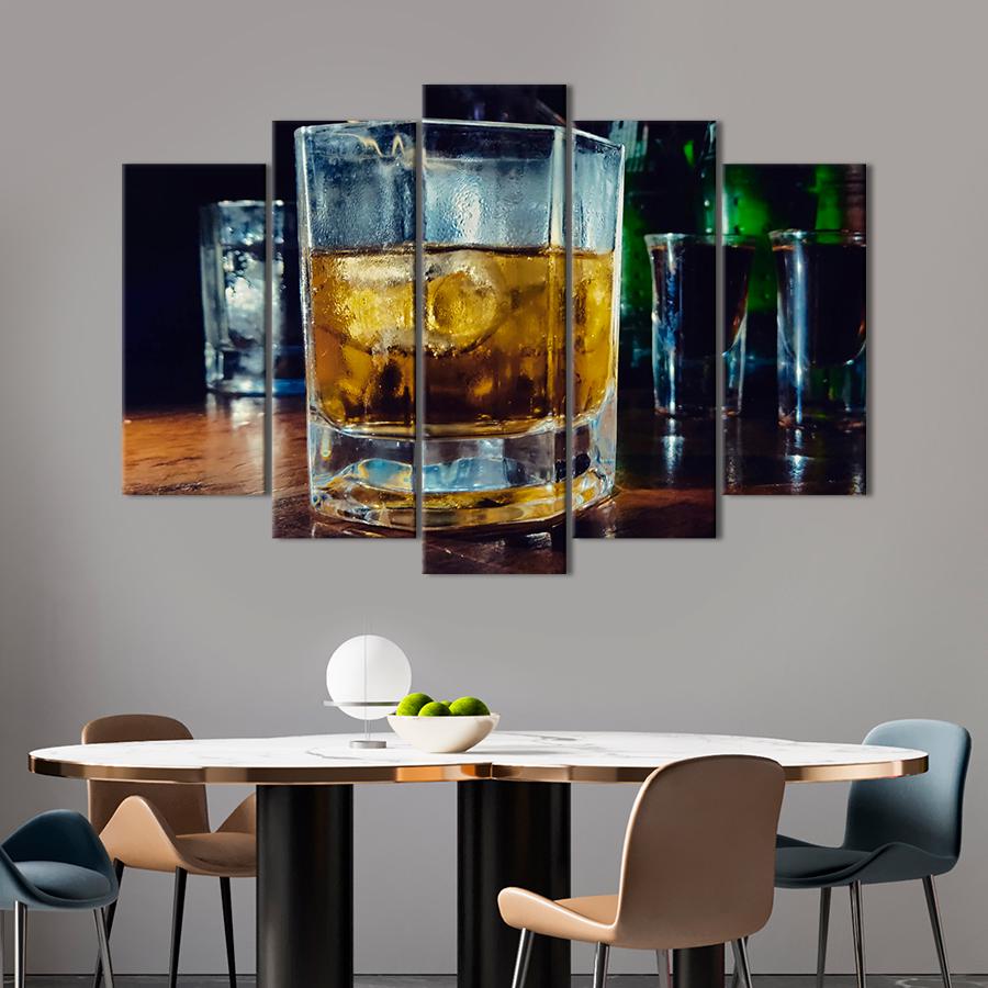 Настенний декор Двойной виски со льдом 187x119 см (A552-5)