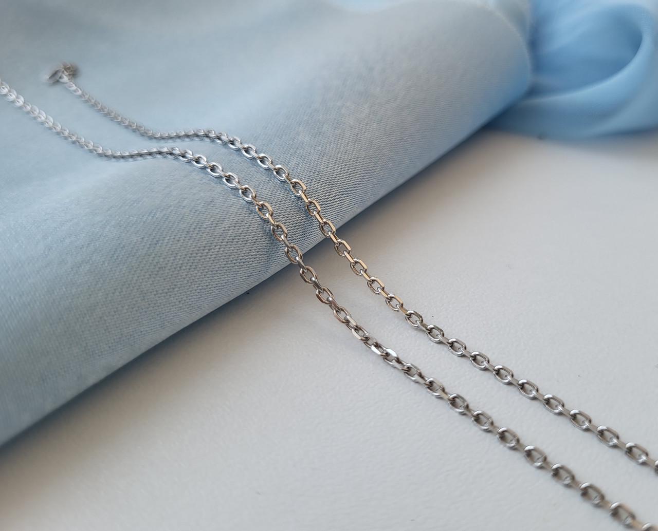 Колье серебряное тонкое 40 см 925 проба 2,50 г (855р3/40)
