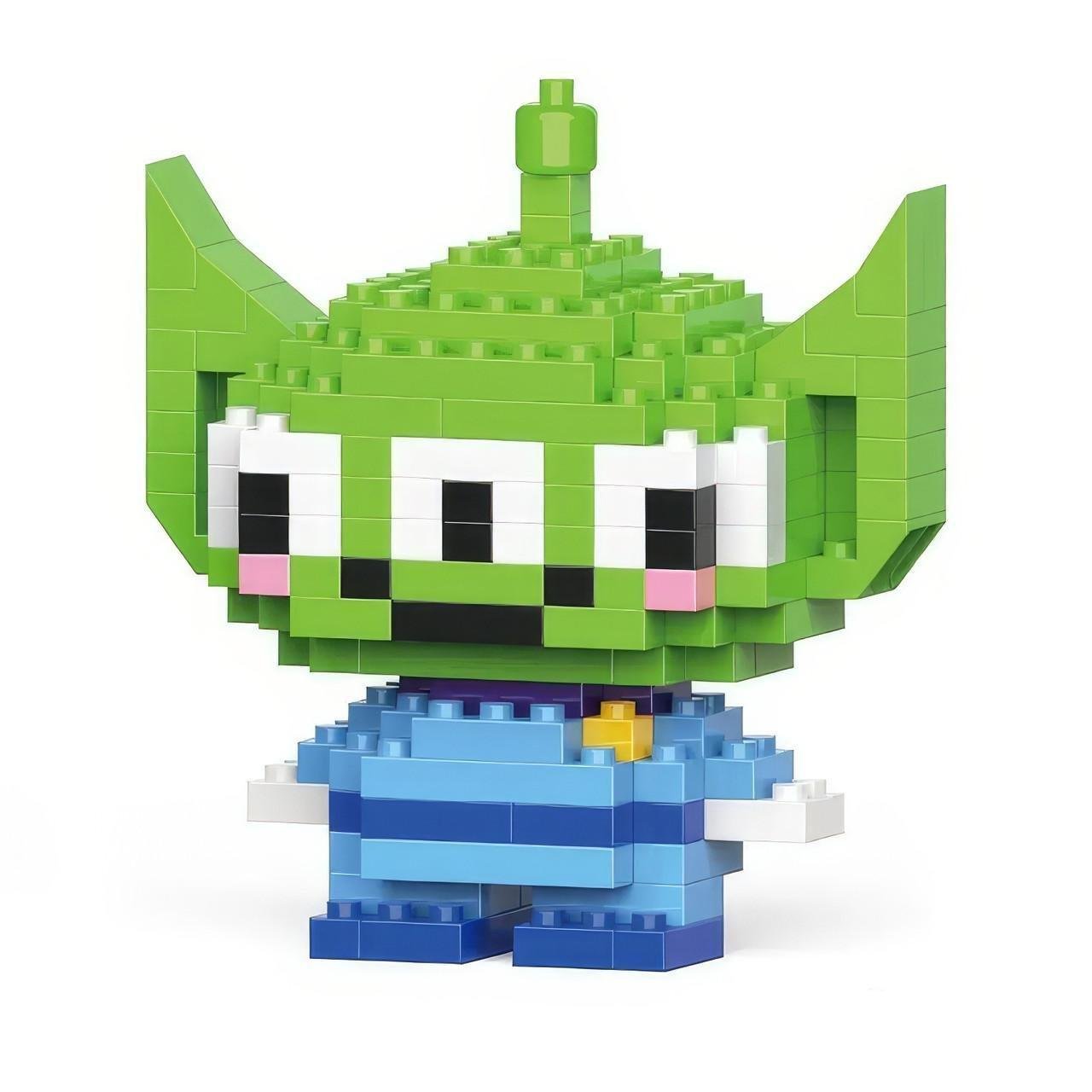 Конструктор-пазл детский 3D Bricks Зеленый пришелец развивающий 6,7 см (1000-ZB-1632) Конструктор-пазл детский 3D Bricks Зеленый пришелец развивающий 6,7 см (1000-ZB-1632)