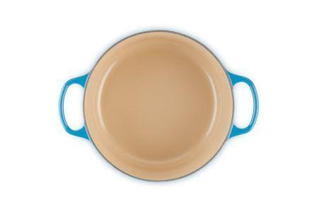 Kаструля Le Creuset Evolution 5,3 л чавунна з кришкою Blue (21177262002430) - фото 5