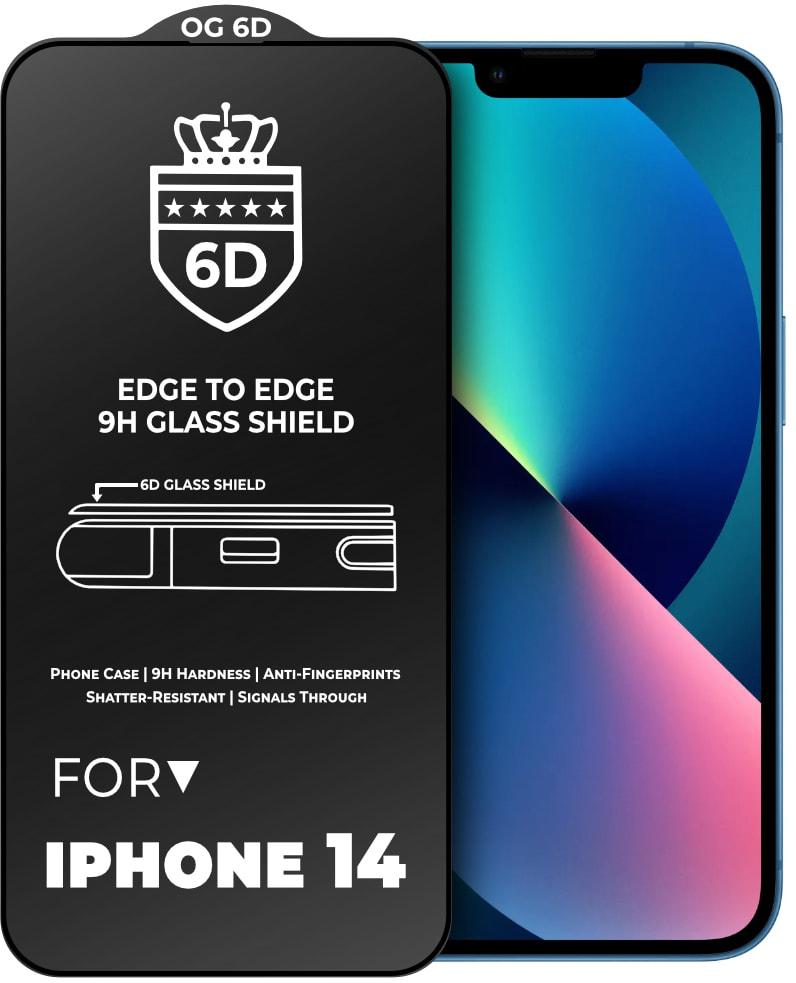 Стекло защитное 6D iPhone 14 Glass Shield (33110)