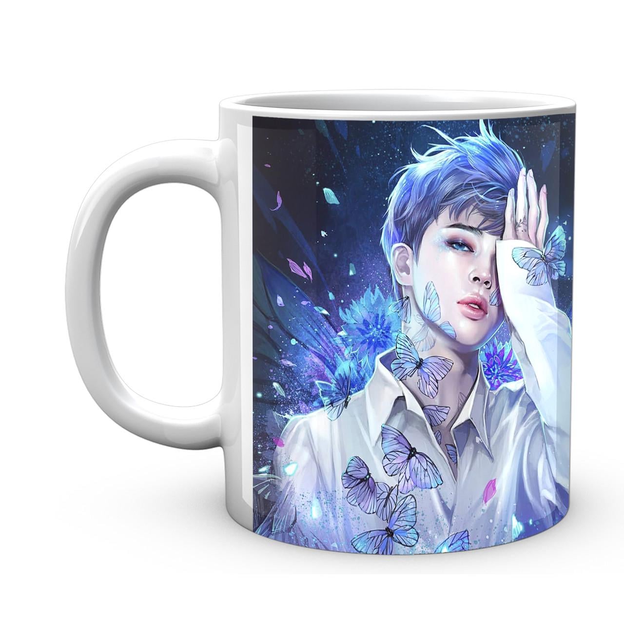 Чашка GeekLand Bangtan Boys Пак Чимин рисунок бабочки BTS 330 мл