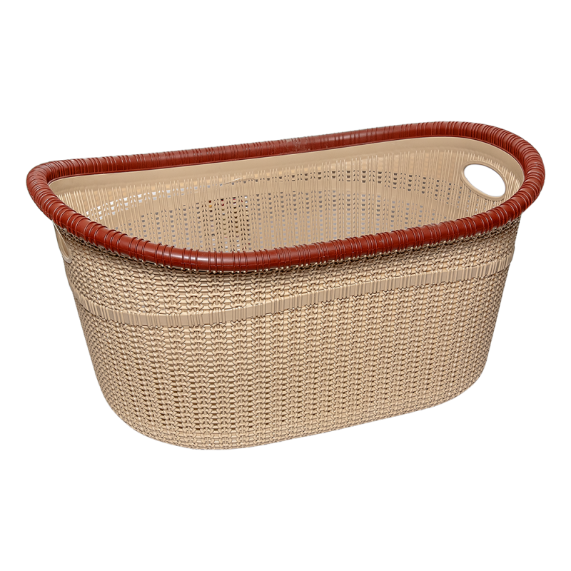 Корзина для белья Irak Plastik GORDES 35 л 2 шт. Бежевый (5615)