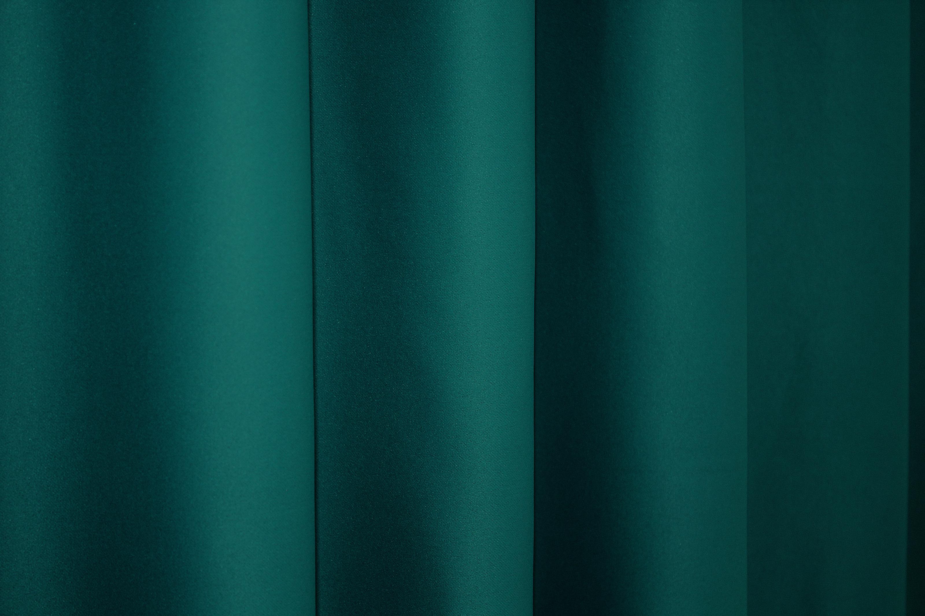 Комплект штор VR-Textil Fusion Dimout № 794ш блэкаут 150х270 см 2 шт. Изумрудный (30-579) - фото 8