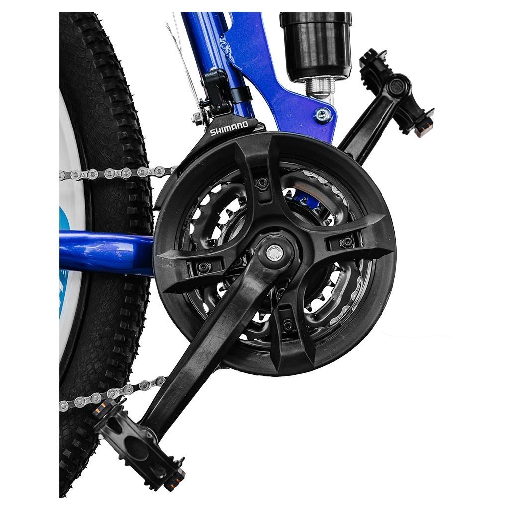 Велосипед Kucher City Power складной на литых дисках 26" рама 17" Бело-синий (1501187127) - фото 7 Велосипед Kucher City Power складной на литых дисках 26" рама 17" Бело-синий (1501187127) - фото 7