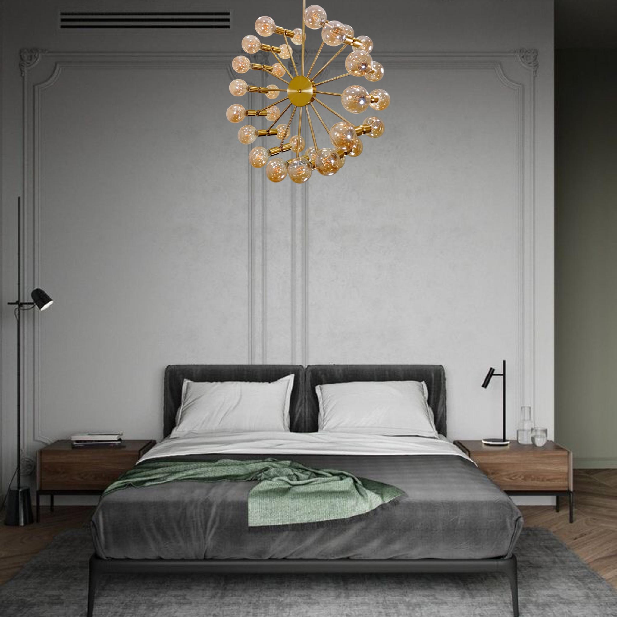 Люстра на 30 ламп Бронзовий (61-V1015-30 BRZ) - фото 3