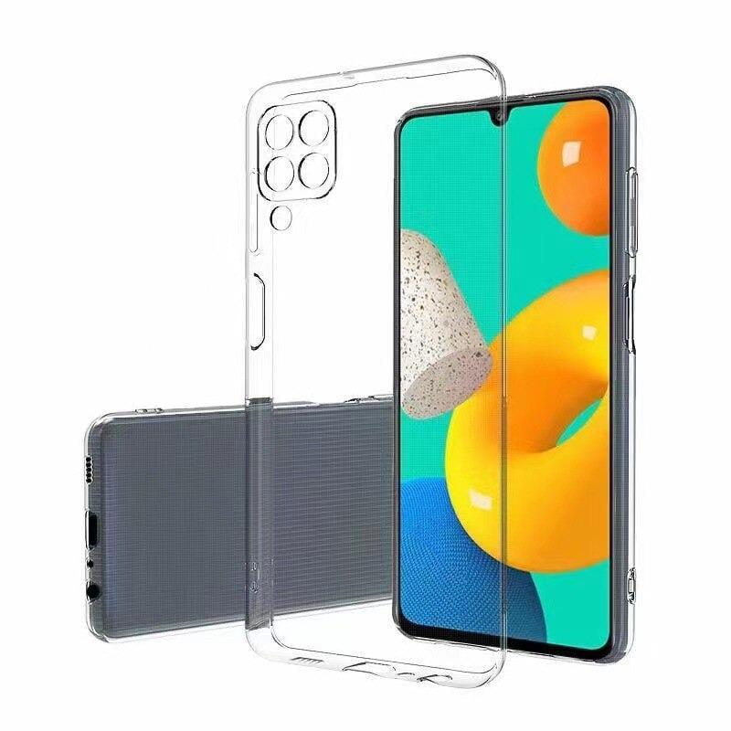 Прозрачный Чехол MultiCam Samsung Galaxy M32 M325 (ультратонкий силиконовый) (22907)