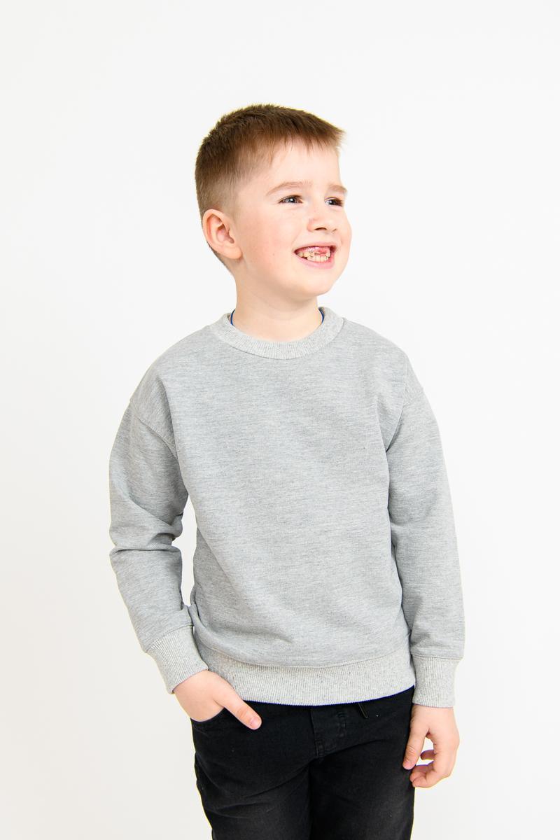 Світшот для хлопчиса 134 см Сірий (V-841170-134с)