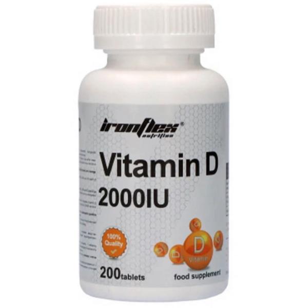 Витамин D для спорта IronFlex Vitamin D 2000 г. 200 табл. (24159902) Витамин D для спорта IronFlex Vitamin D 2000 г. 200 табл. (24159902)