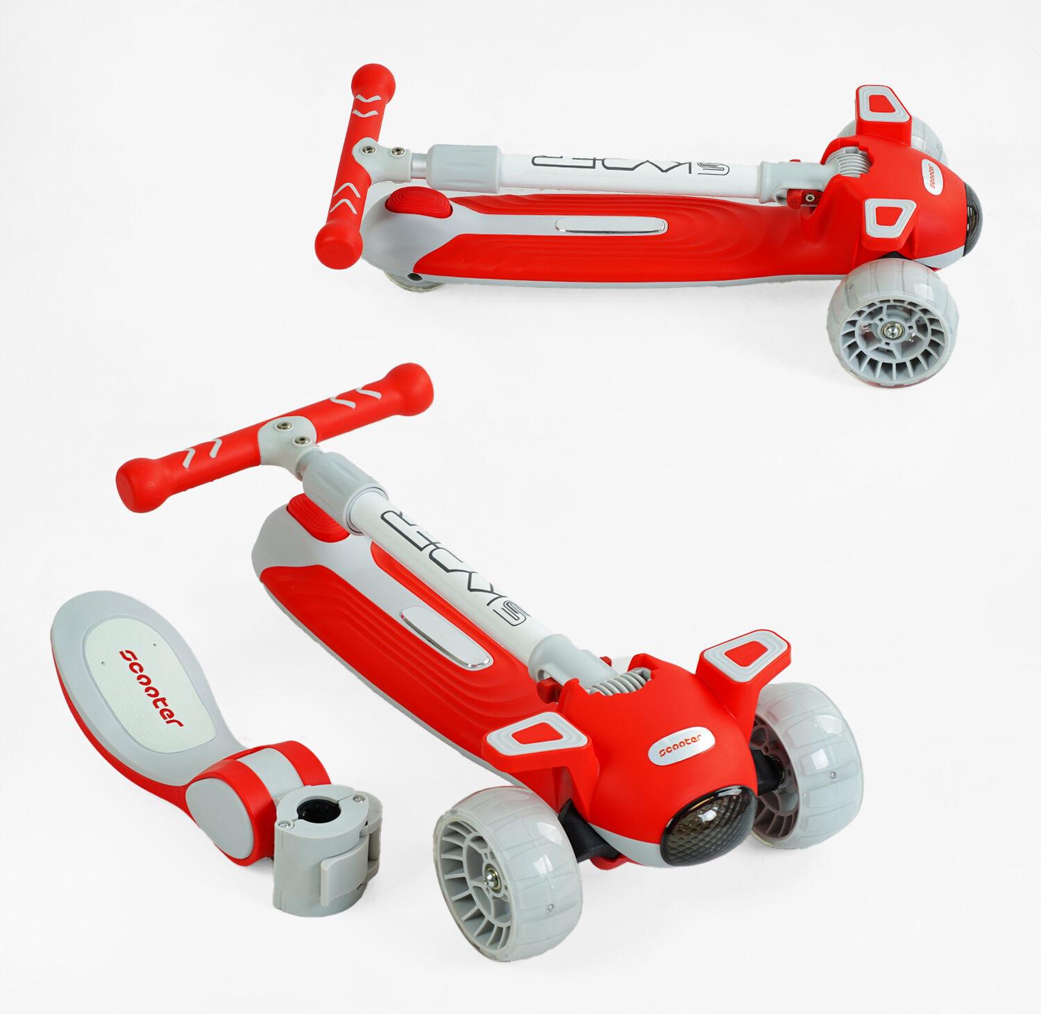 Самокат Skyper J-08328 5в1 Червоний (17930096) - фото 9