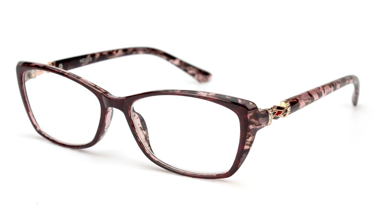 Очки для зрения женские Oftalmic диоптрия -1.50 54-16-132 линза полимер PD62-64 (077-18|G|m1.50|11)