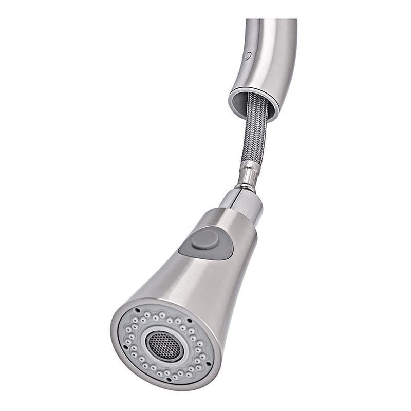 Змішувач для кухні Armata SUS-014-B з висувною лійкою з нержавіючої сталі (CH6488) - фото 2 Змішувач для кухні Armata SUS-014-B з висувною лійкою з нержавіючої сталі (CH6488) - фото 2