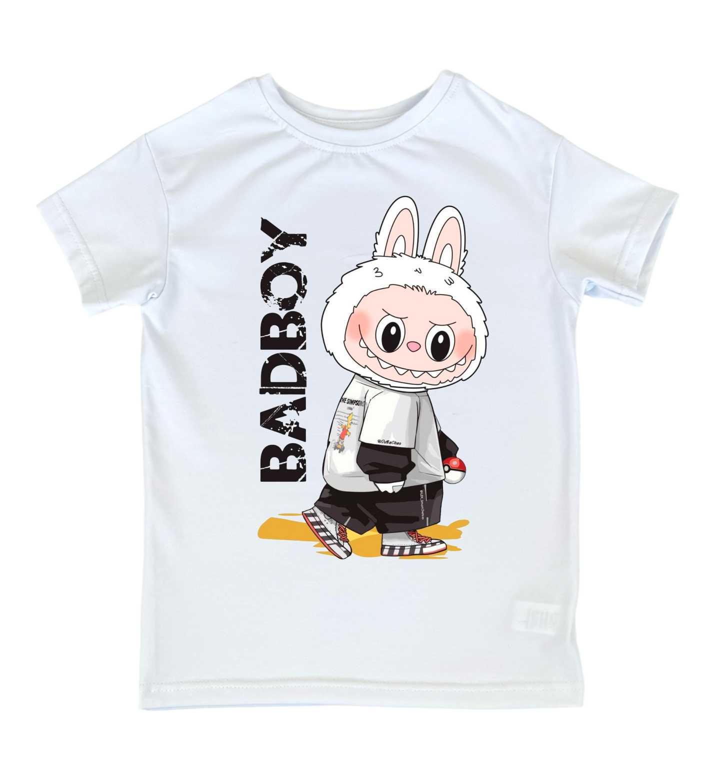 Футболка TM Spinogriz СПИ2025 "Labubu Badboy" 146 см Білий (27060009)