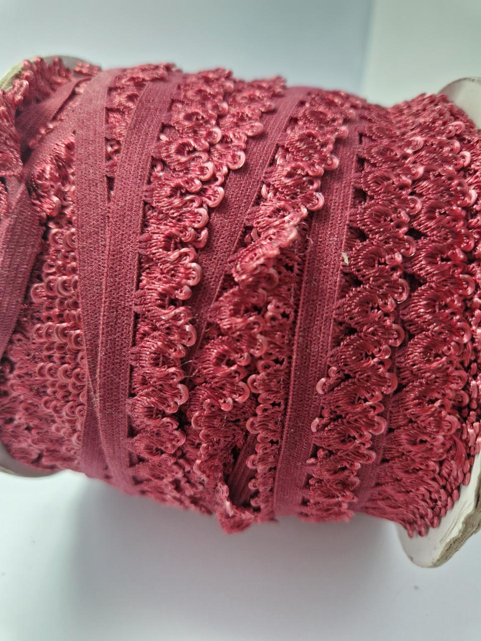 Резинка станова ажурна 1,5 см Марсала (1857307292) - фото 2