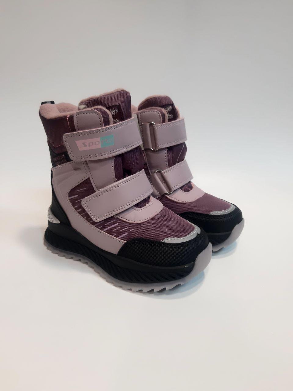 Ботинки зимние TOM.M для девочки р. 30 19,3 см Фиолетовый (10784 М) Ботинки зимние TOM.M для девочки р. 30 19,3 см Фиолетовый (10784 М)