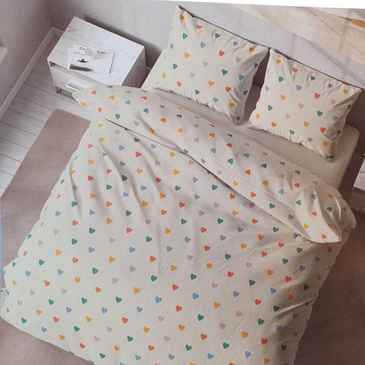 Комплект постільної білизни Lelit L-2056 поплін 200х215 см (CN38709)