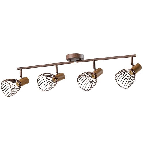 Люстра Svet с металлическими поворотными плафонами на четыре лампы Е14 Коричневый (C44-4 CRG)