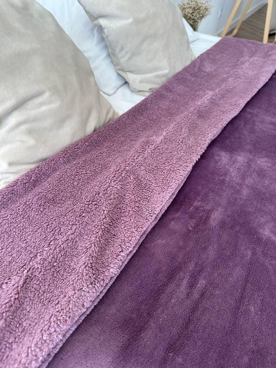 Покрывало на кровать евро 200х230 см Фиолетовый (23390241) - фото 2 Покрывало на кровать евро 200х230 см Фиолетовый (23390241) - фото 2