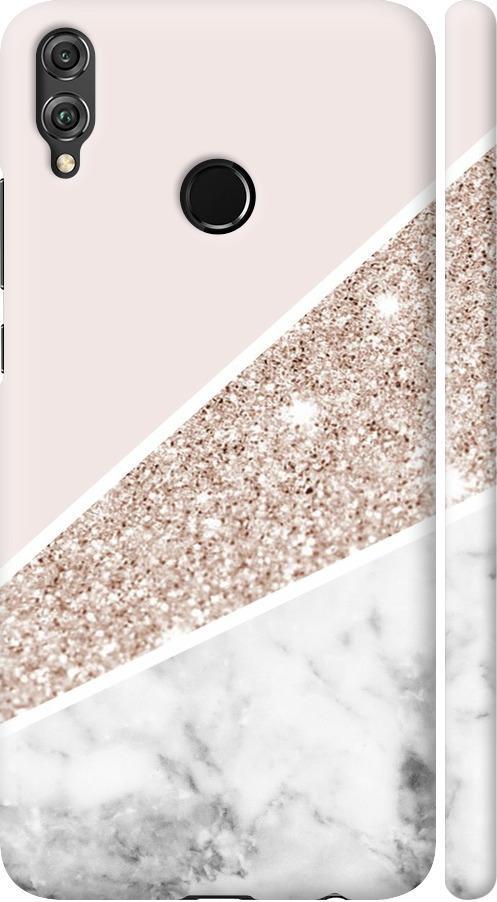 Чехол на Huawei Honor 8X Пастельный мрамор (4342m-1596-42517)