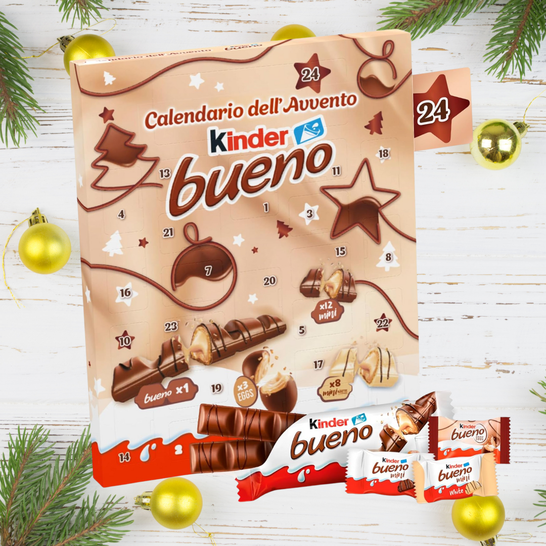 Адвент календар Kinder Bueno Adventskalender солодкий подарунок 181 г