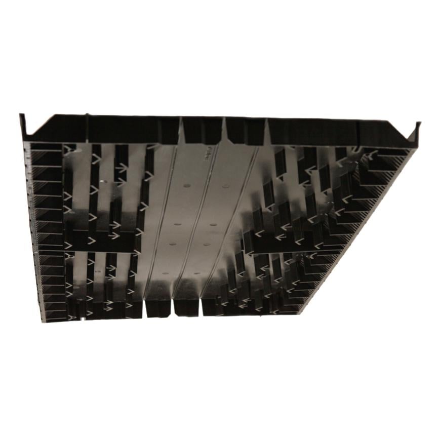 Коньковий аератор RIDGE-Vilpe для бітумної черепиці 0,60 м.п. 9005 Чорний - фото 2 Коньковий аератор RIDGE-Vilpe для бітумної черепиці 0,60 м.п. 9005 Чорний - фото 2