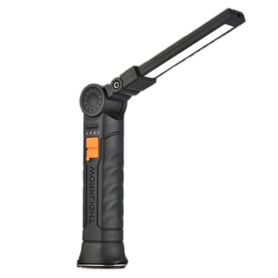 Ручной фонарь Worklight G51-LED-COB с магнитом и крюком Черный
