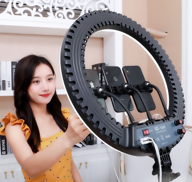 Кольцевая лампа HQ 18N с пультом (1282321490) - фото 3