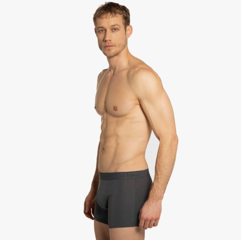 Набор трусов-боксеров мужских Bruno Banani 2 шт. L Черный/Серый (587565)