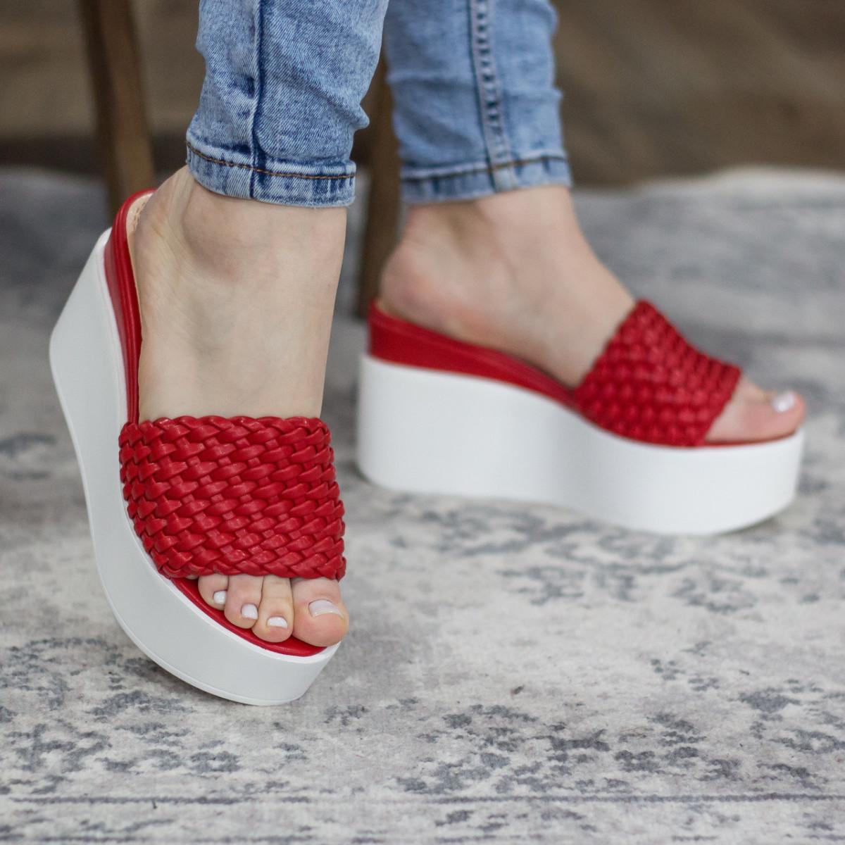 Шльопанці жіночі Fashion р. 39 25 см Червоний (2822)