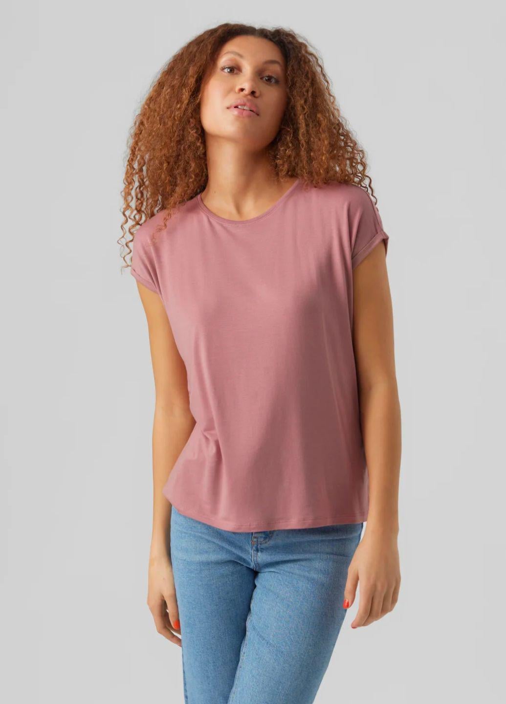 Футболка женская Vero Moda 11219 M Розовый (44)