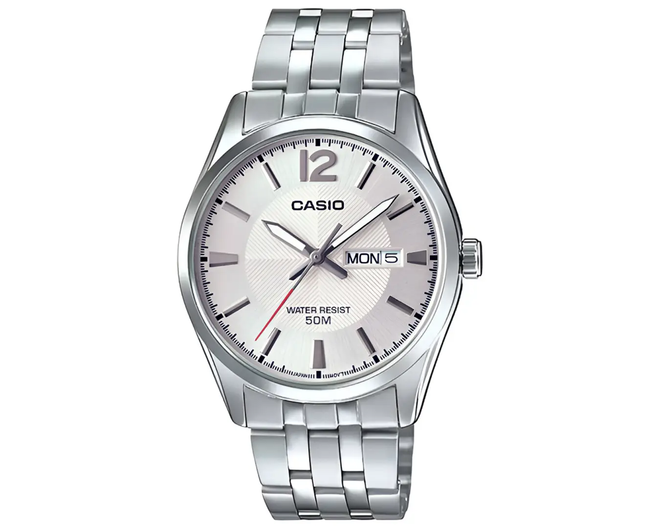 Наручные часы мужские Casio MTP-1335D-7A с датой d 38 мм Серебряный (2521027028)
