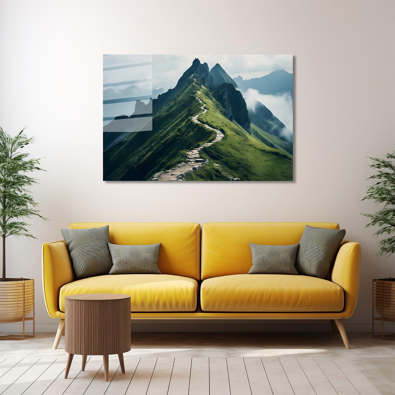 Картина на стекле NovellaPrint Тропа в облаках 90х60 см (402.3) - фото 2