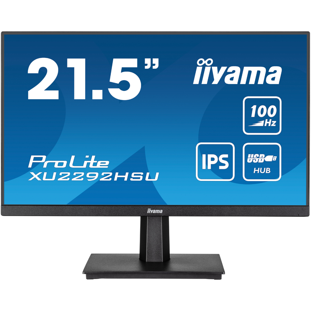 Монитор IPS Iiyama XU2292HSU-B6 безрамочный экран 21,5" Черный (dc363114)