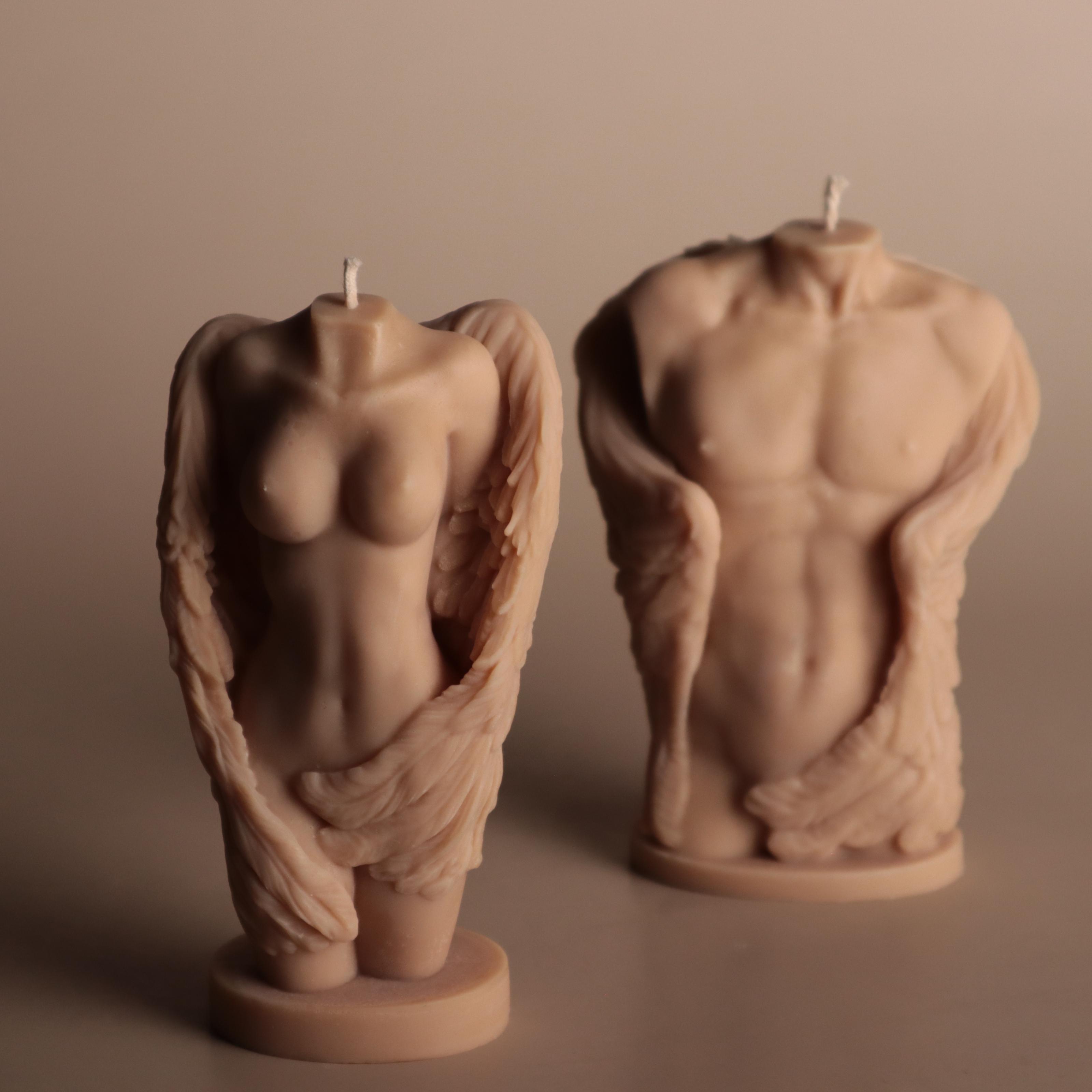 Подарунковий набір аромасвічок Wax Harmony Ваніль Янголи Коричневий (300651)