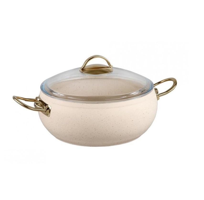 Кастрюля OMS Collection 5,5 л Ivory (3141-26 см)