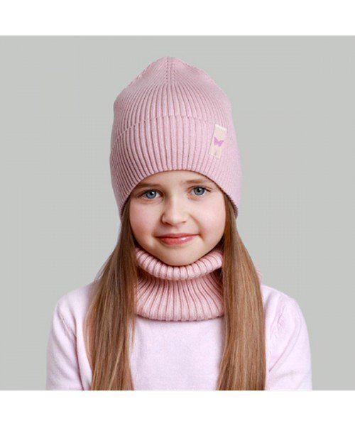 Шапка детская Elf Кэрол р. 54 Пудровый (OK002078)
