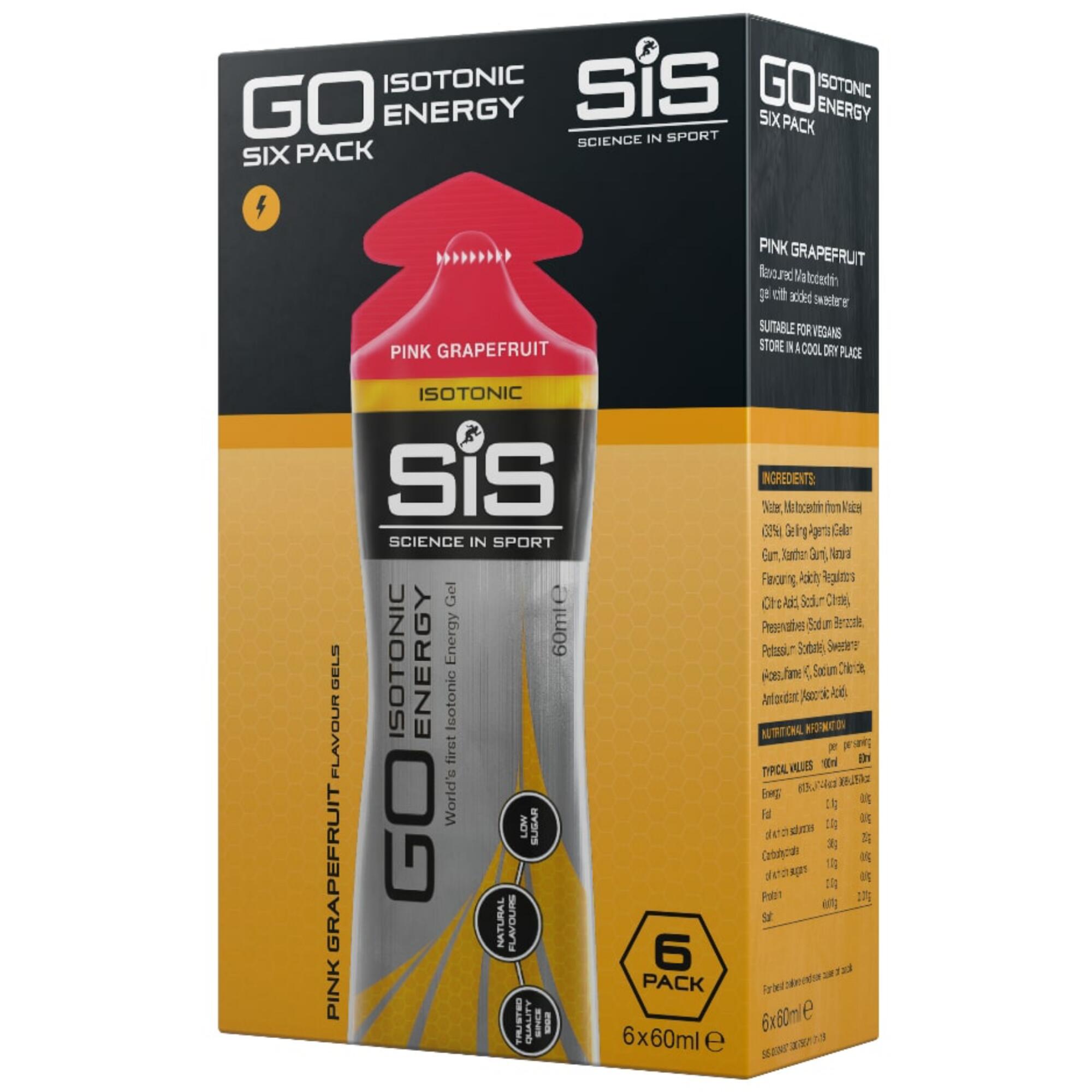 Енергетичний гель SIS Go Isotonic Gel 60 мл Pink grapefruit - фото 3