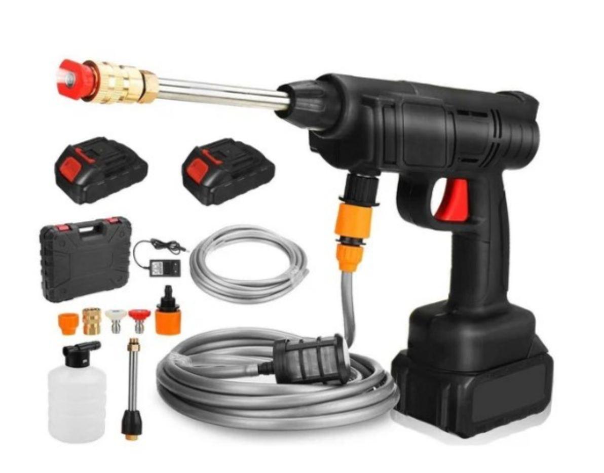 Мийка високого тиску акумуляторна для авто в кейсі з акумуляторами 2 шт. 48V/шланг 5 м (28576669) - фото 4