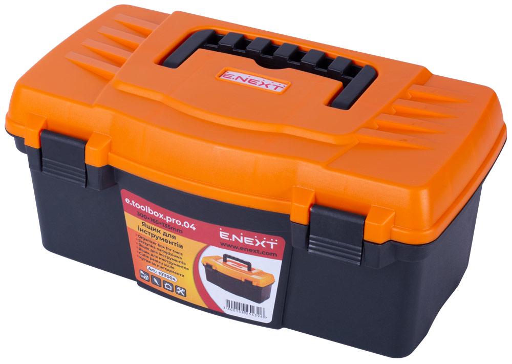 Ящик для инструмента E.NEXT e.toolbox.pro.04 пластиковый 300x165x135 мм (t011004)