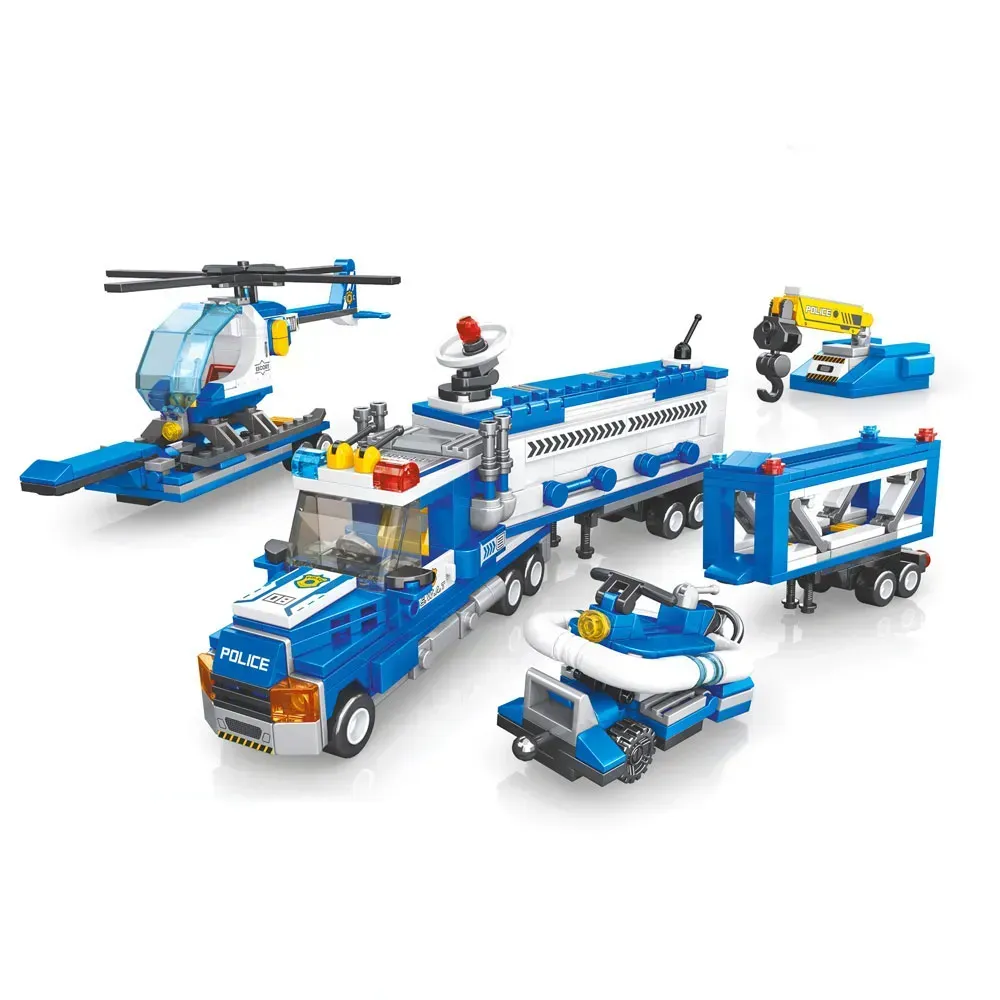 Конструктор Limo Toy Kids Bricks Полиция 5-1 полицейская техника из пластика на 616 дет. Сине-белый (150-98-KB5002) Конструктор Limo Toy Kids Bricks Полиция 5-1 полицейская техника из пластика на 616 дет. Сине-белый (150-98-KB5002)