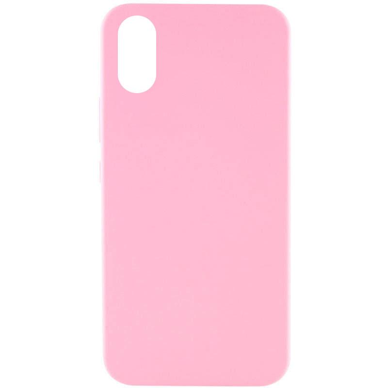 Противоударный чехол Silicone Cover Lakshmi Full Camera (AAA) для Xiaomi Redmi 9C РОЗОВЫЙ /  LIGHT PINK