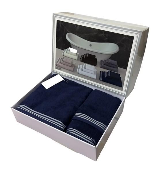 Набор полотенец Maison D'or Puraligne 40x60/50x100/90x150 см Navy (34765999)