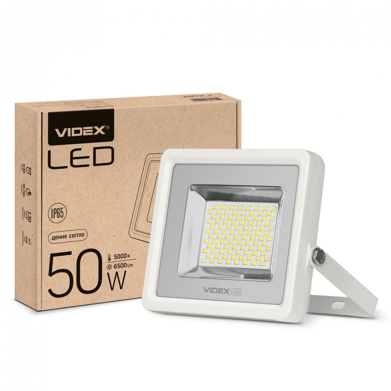 Прожектор Videx Premium LED 50W 5000K 220V (VL-F505W) Прожектор Videx Premium LED 50W 5000K 220V (VL-F505W)