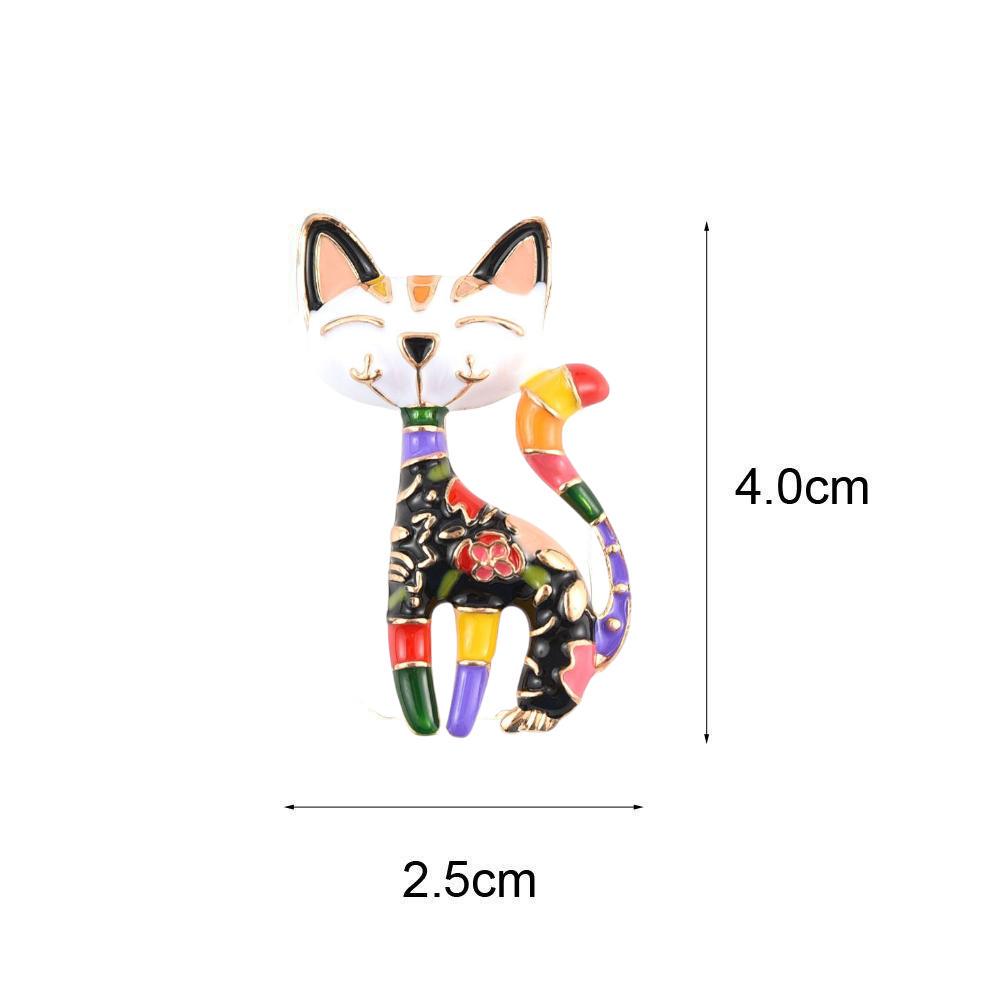 Брошка Котик 25x40 мм 12 г (494693358) - фото 2 Брошка Котик 25x40 мм 12 г (494693358) - фото 2