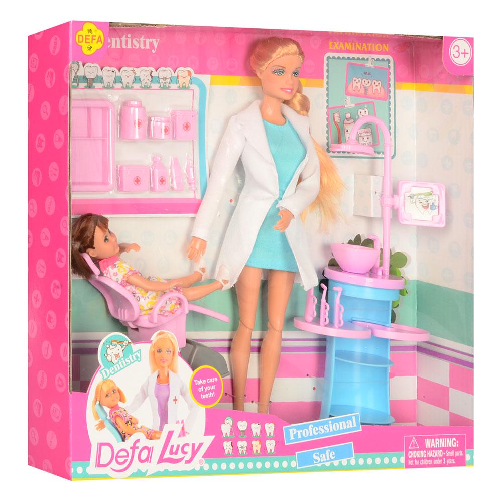 Кукла Defa Врач стоматолог с дочерью 29 см (8408)