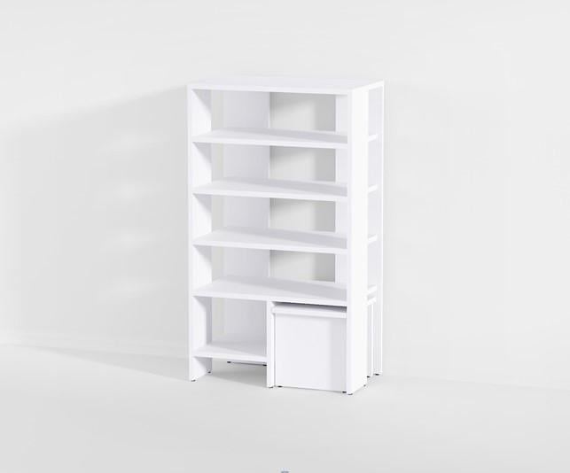 Полка для обуви с ящиками 600х935х344 мм Белый (427427)