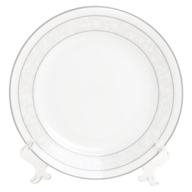 Тарілка кругла Lora NP107 кістяна порцеляна Білий (73-060) - фото 2 Тарілка кругла Lora NP107 кістяна порцеляна Білий (73-060) - фото 2