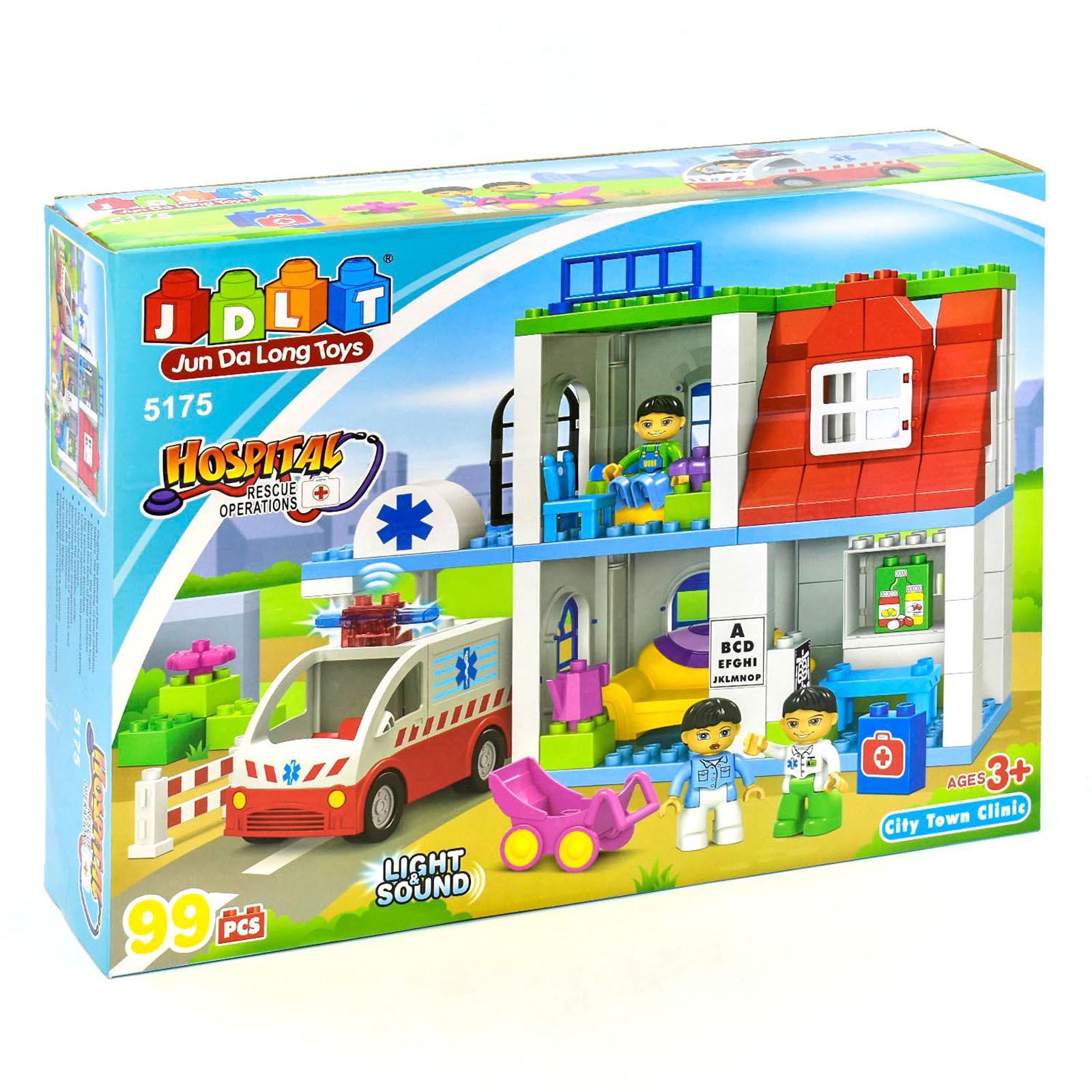 Конструктор пункт cкорой помощи JDLT 99 деталей Разноцветный (6968703262726)