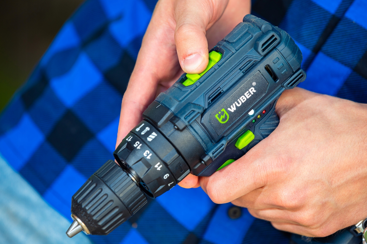 Шуруповерт акумуляторний Wuber 20В 2 батареї (2081656731) - фото 4